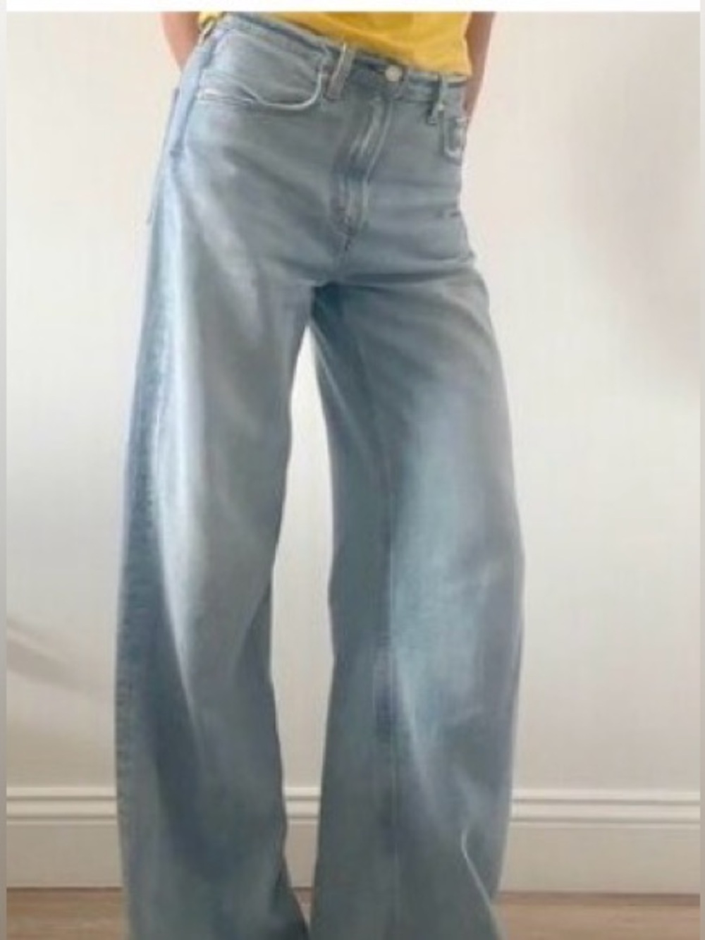 Citizens of Humanity Paloma Light Blue Wide-Leg Women's Jeans 32